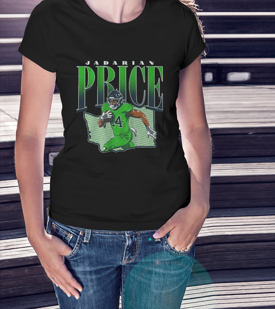 Jadarian Price Seattle Football 2026 Draft Prospect Player T-Shirt