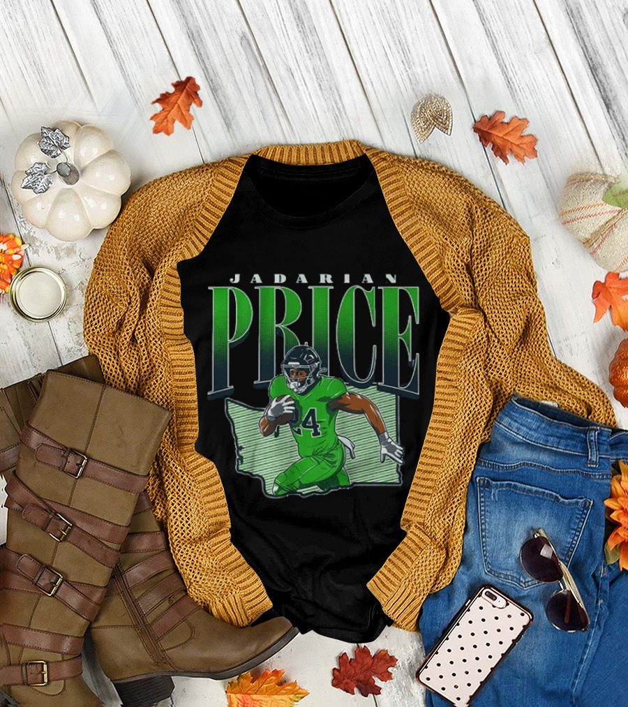 Jadarian Price Seattle Football 2026 Draft Prospect Player T-Shirt