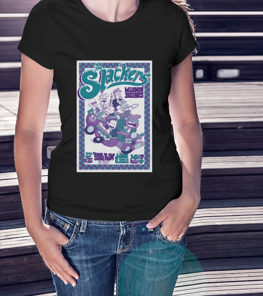 The Slackers Wocked Bears Concert June 6 2026 The State Room Salt Lake City T-Shirt