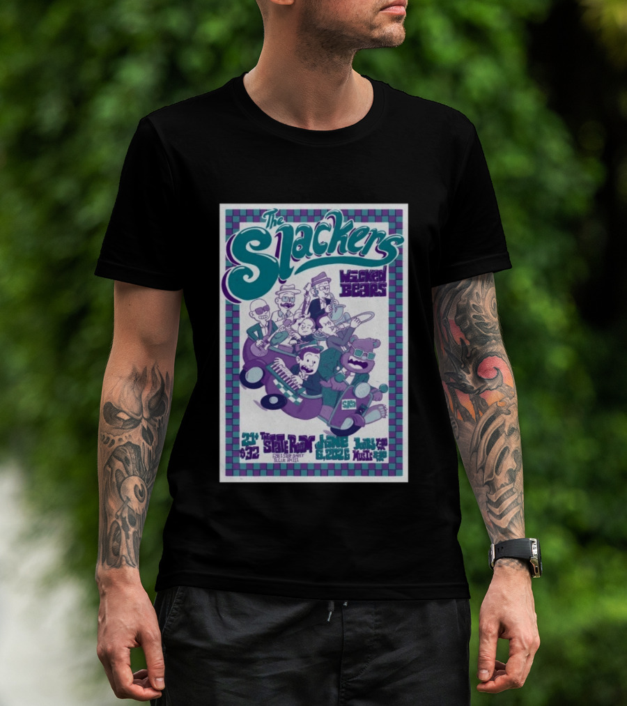 The Slackers Wocked Bears Concert June 6 2026 The State Room Salt Lake City T-Shirt