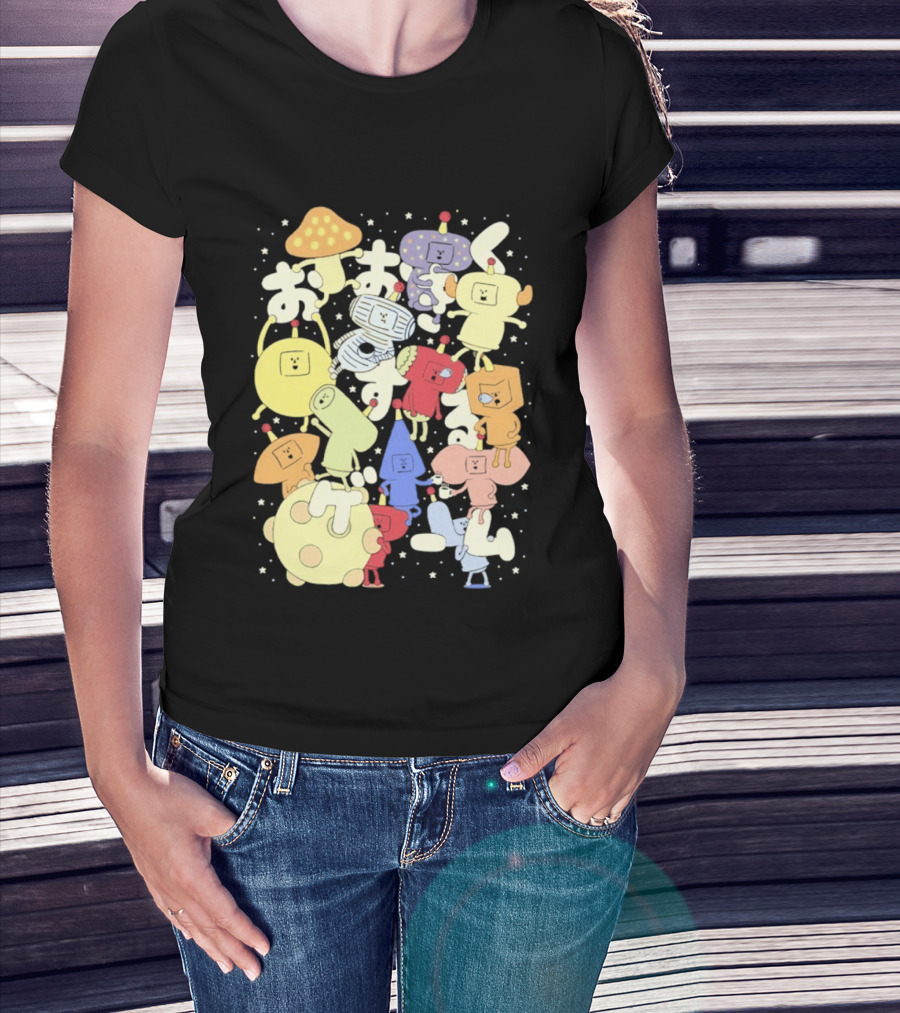 Katamari Damacy Colorful Stellar Cousins Collection T-Shirt