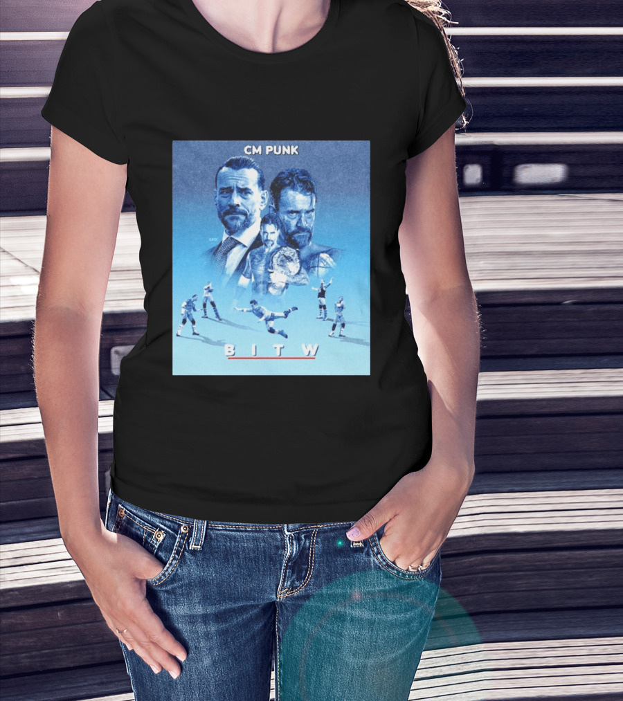 CM Punk BITW Wrestling Champion T-Shirt