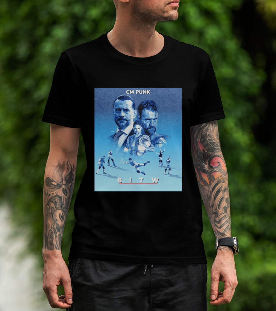 CM Punk BITW Wrestling Champion T-Shirt