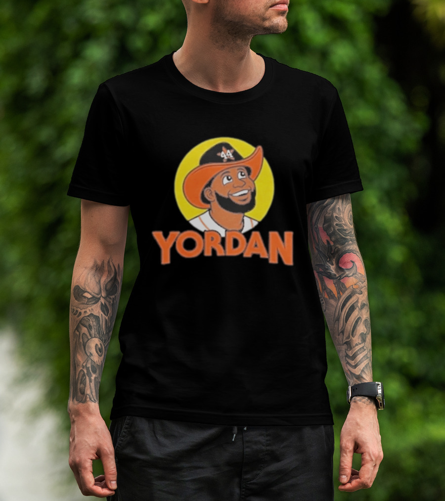 Yordan Alvarez 44 Cowboy Hat Baseball T-Shirt