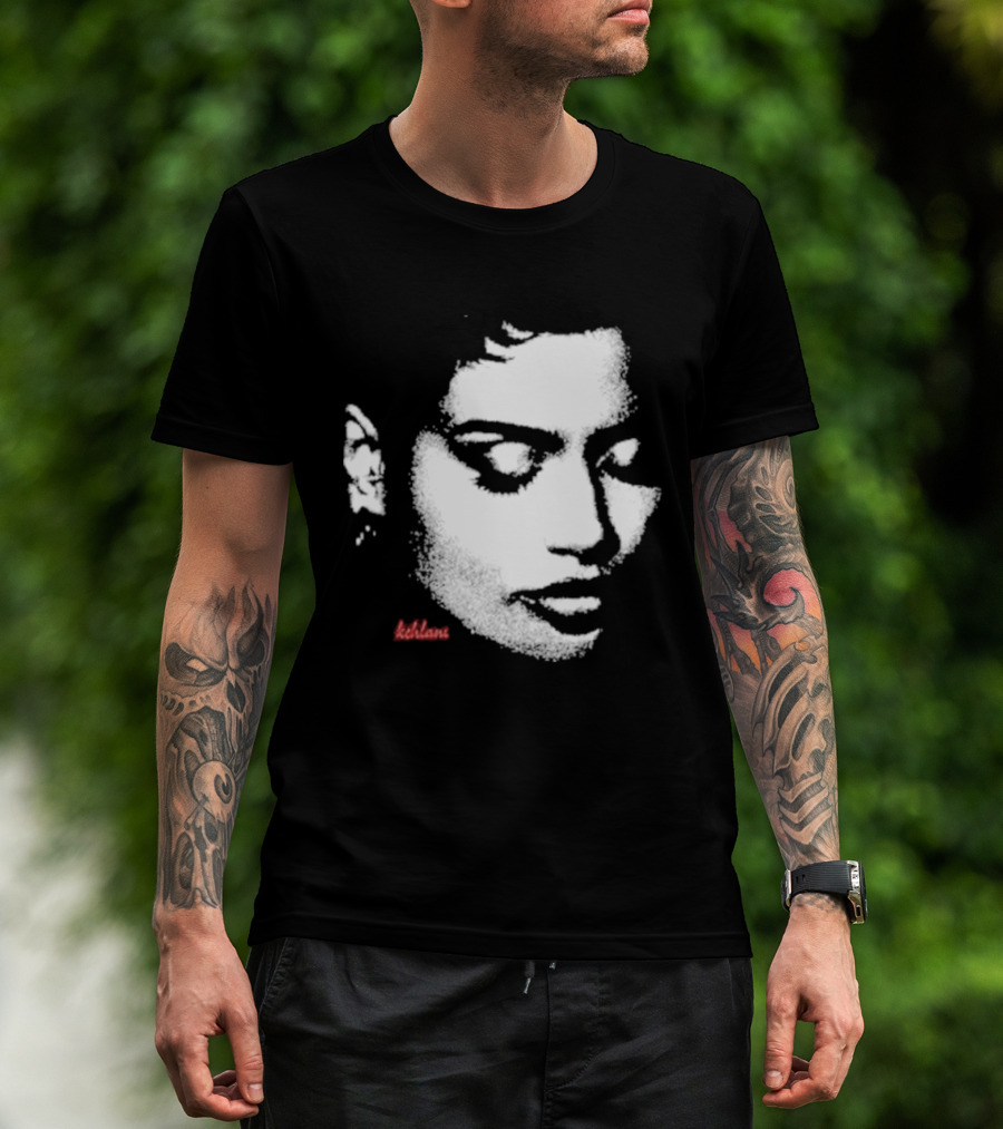 Kehlani Monochrome Face T-Shirt