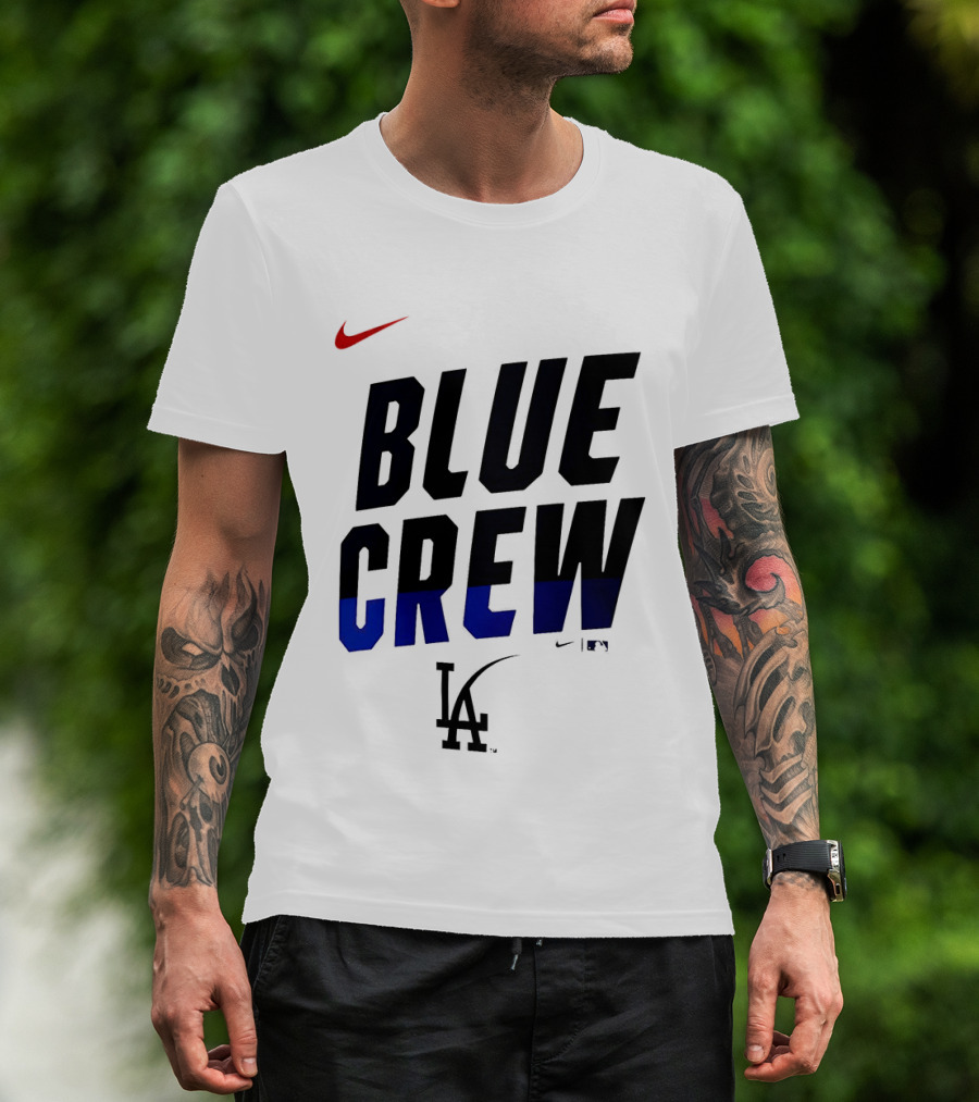Nike Blue Crew Los Angeles Dodgers LA T-Shirt