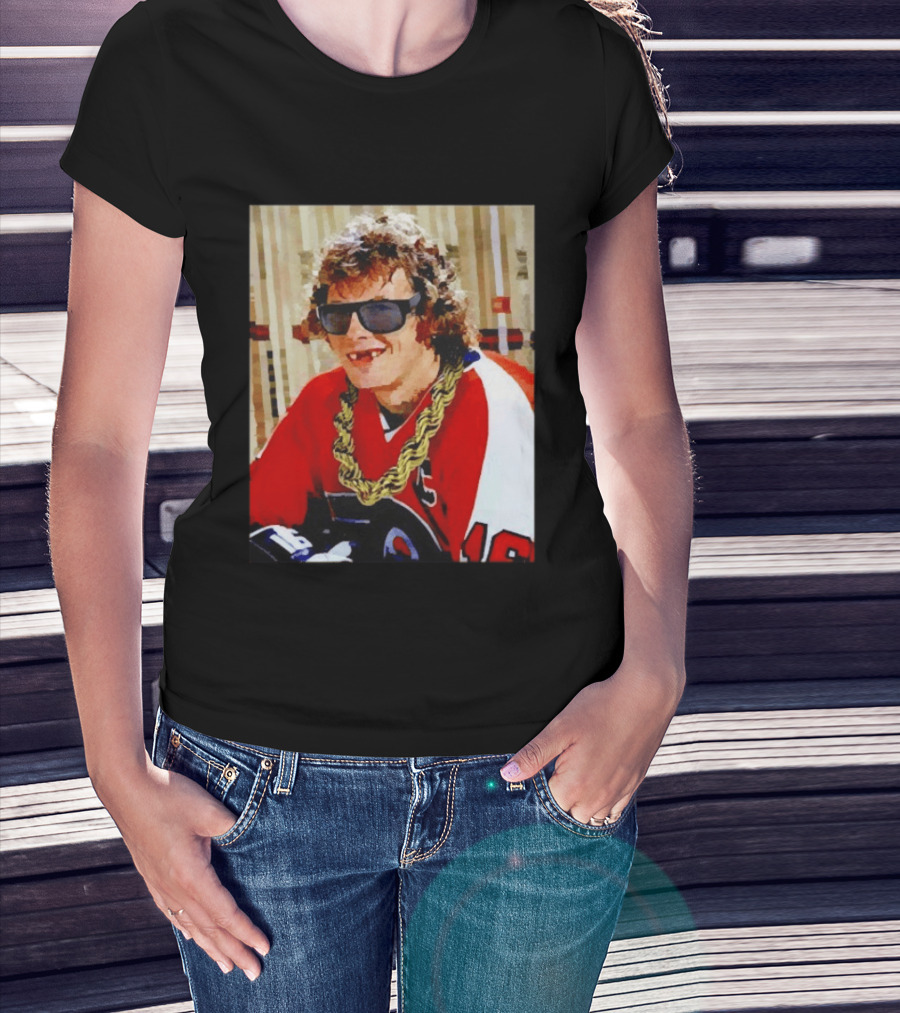 Philadelphia Flyers Bobby Clarke Retro Style Smile Iconic 1970s Nostalgia T-Shirt