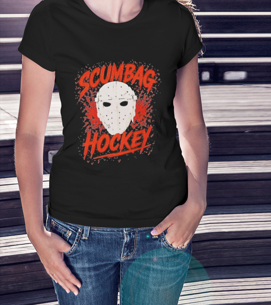 Philadelphia Scumbag Hockey Jason Voorhees Mask T-Shirt