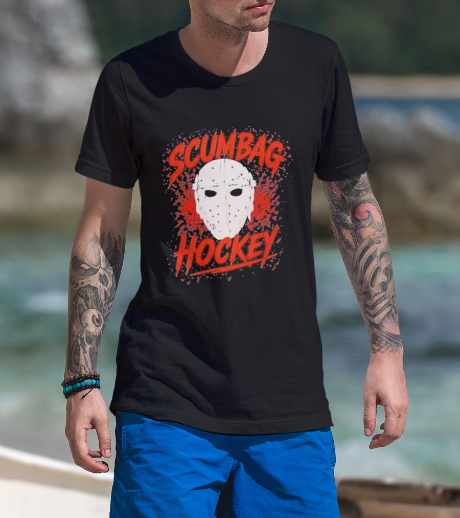 Philadelphia Scumbag Hockey Jason Voorhees Mask T-Shirt