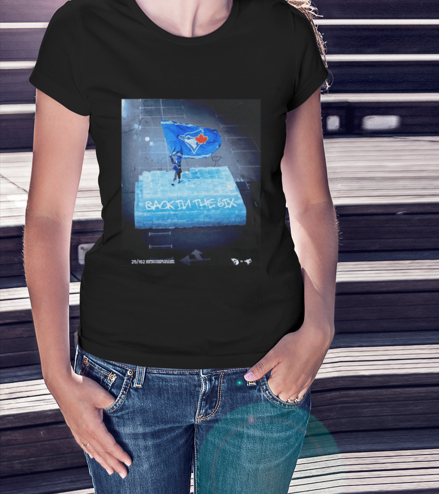 Toronto Blue Jays Back In The 6ix Ice Flag And Blocks T-Shirt