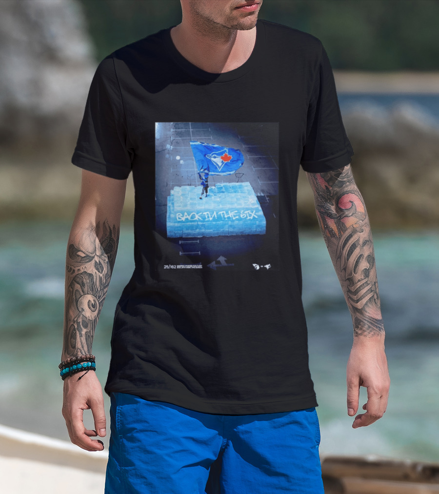 Toronto Blue Jays Back In The 6ix Ice Flag And Blocks T-Shirt