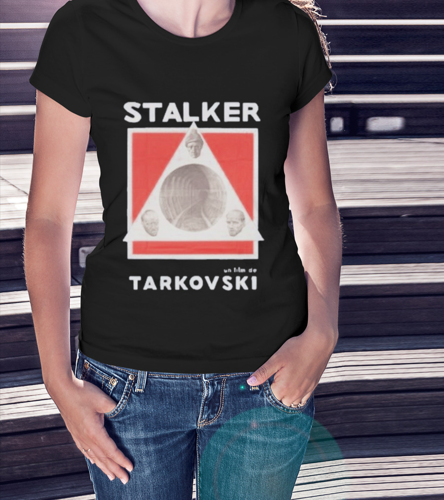 Stalker Film Tarkovski Triangular Faces T-Shirt