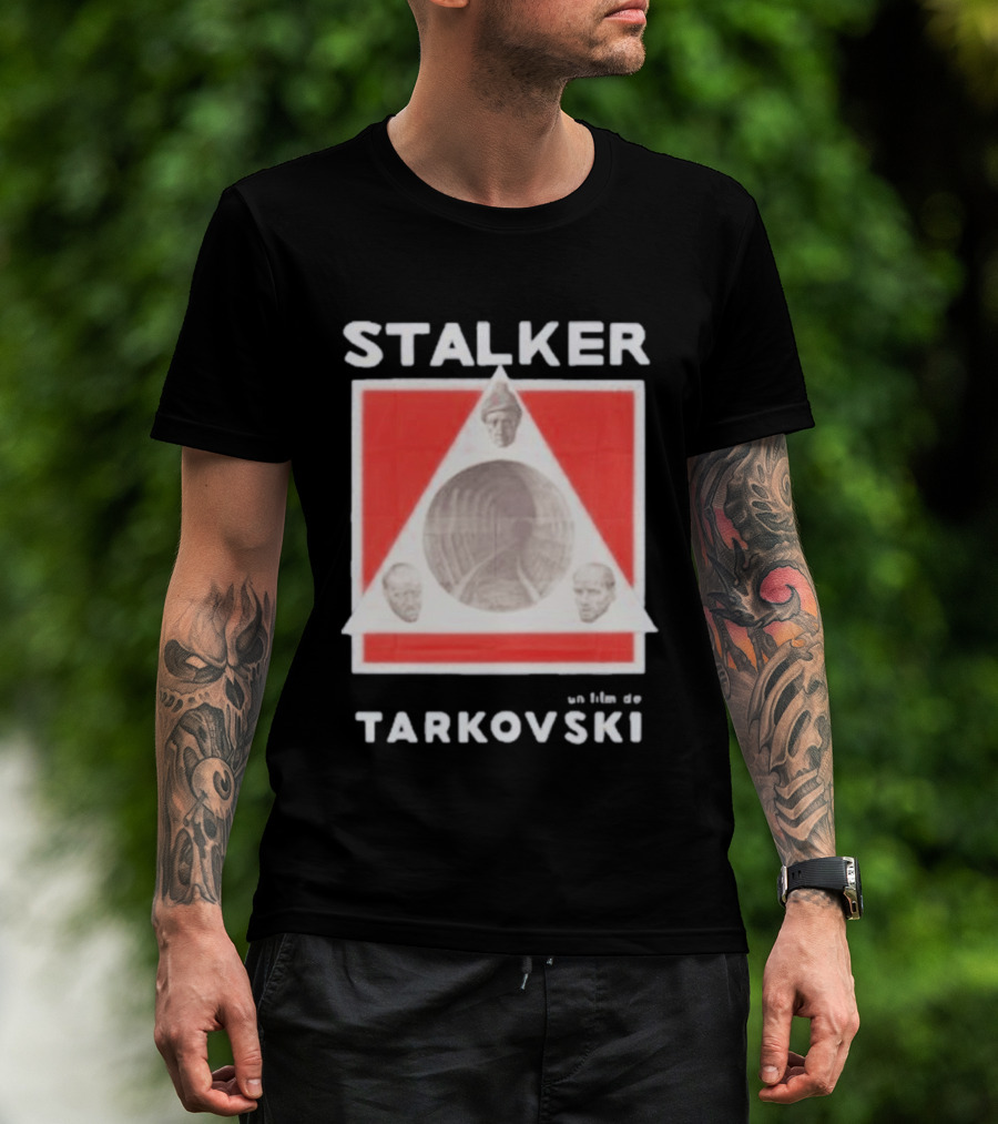 Stalker Film Tarkovski Triangular Faces T-Shirt