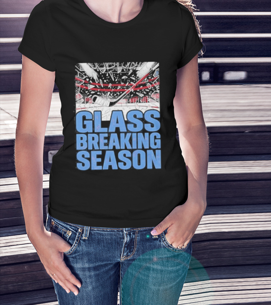Colorado Avalanche Glass Breaking Season T-Shirt