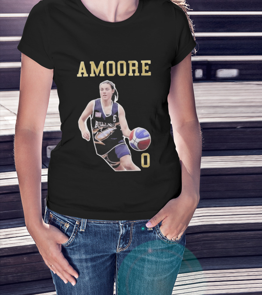 Amoore Bulls Basketball Player Jersey Number 0 T-Shirt