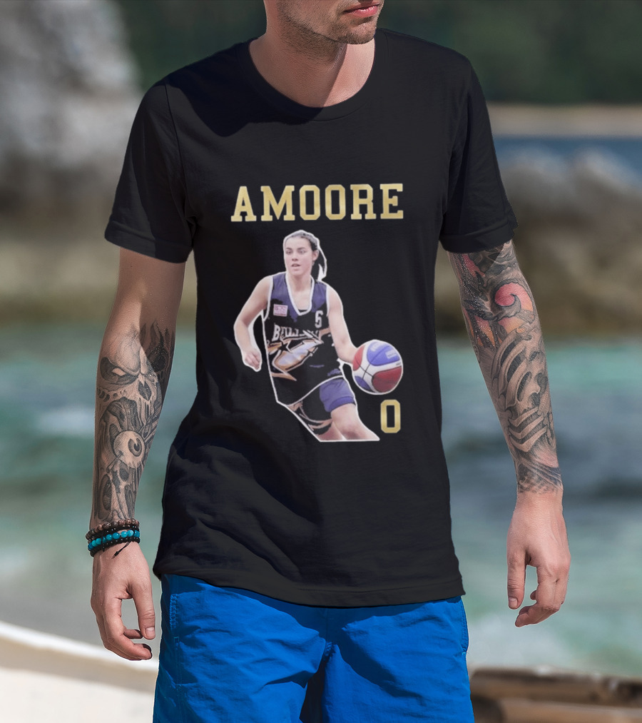 Amoore Bulls Basketball Player Jersey Number 0 T-Shirt