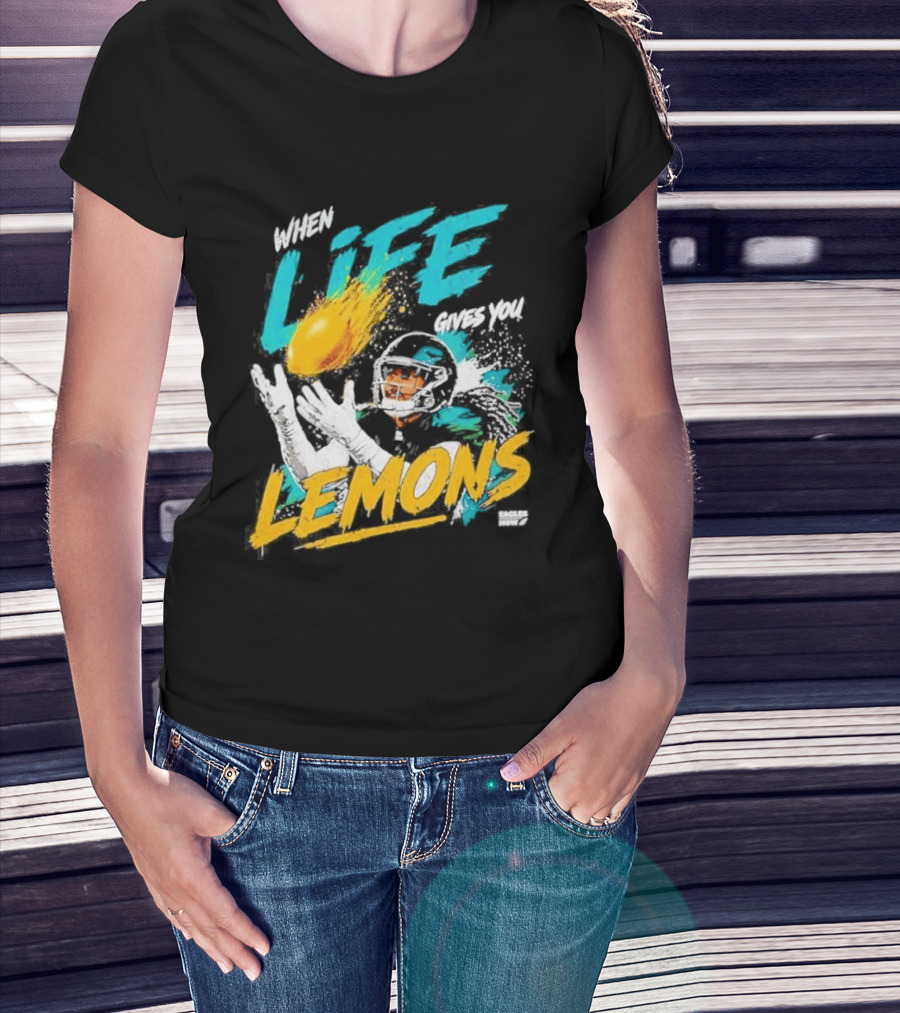 Philadelphia Eagles When Life Gives You Lemons Football Makai Lemon T-Shirt