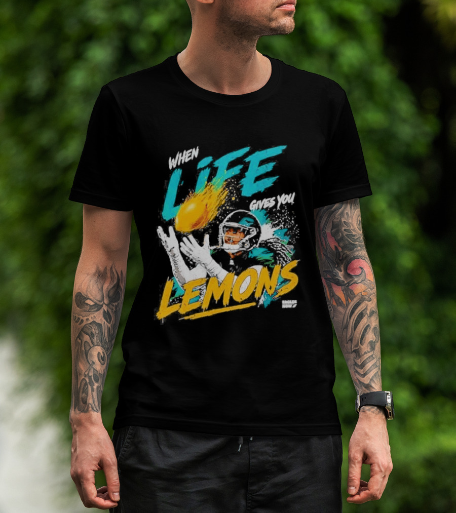 Philadelphia Eagles When Life Gives You Lemons Football Makai Lemon T-Shirt