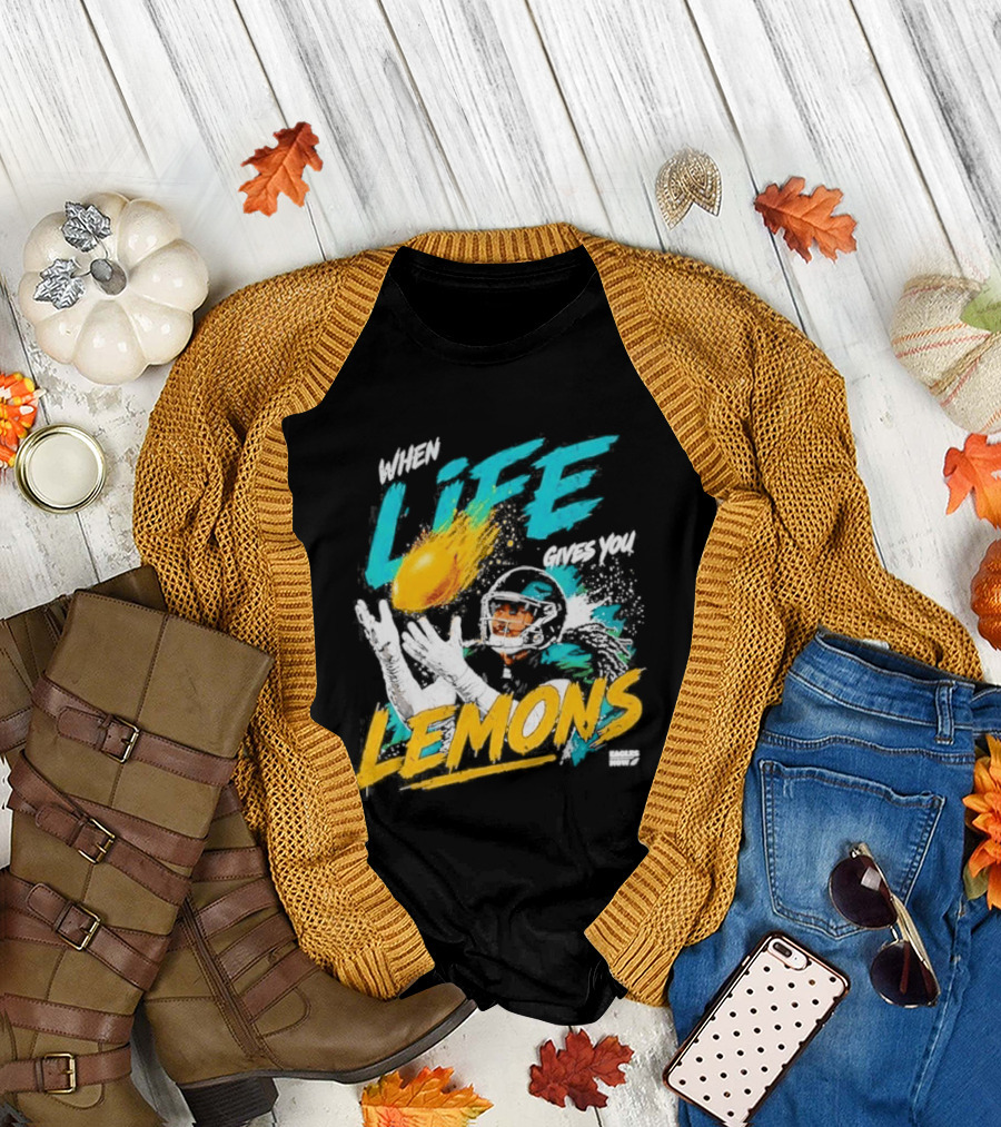 Philadelphia Eagles When Life Gives You Lemons Football Makai Lemon T-Shirt