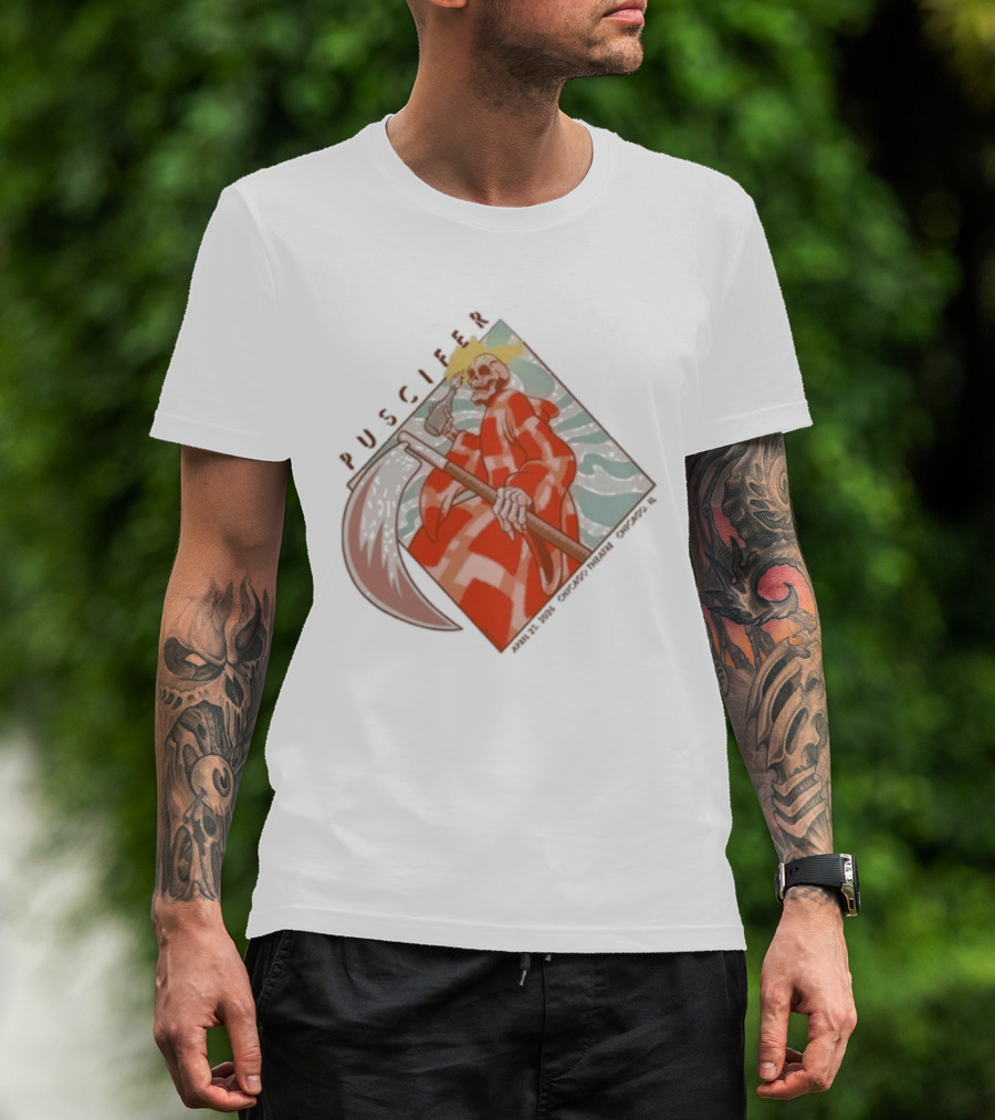 Puscifer The Normal Isn't Tour 2026 Chicago Theatre April 25 T-Shirt