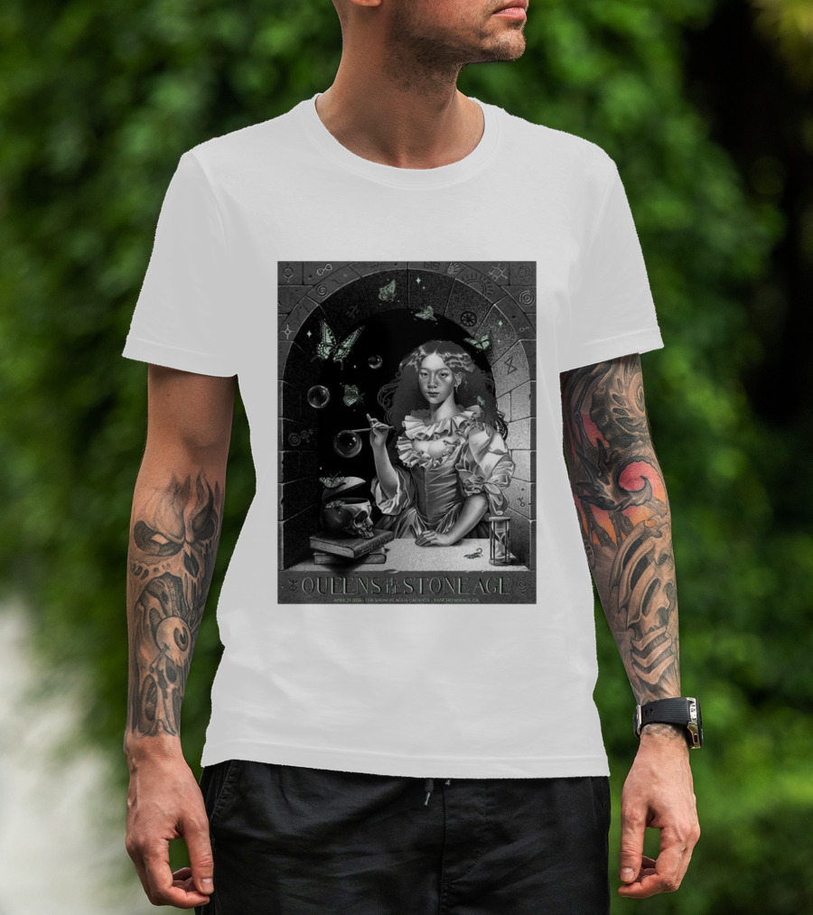 Queens Of The Stone Age Rancho Mirage California 2026 Gig Agua Caliente April 25 2026 T-Shirt