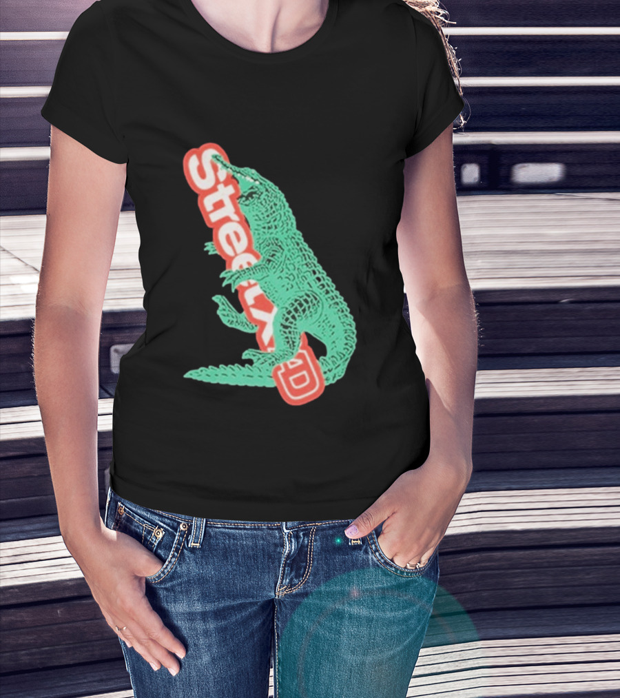 StreetxAD Basilik Gator Vintage Crocodile T-Shirt