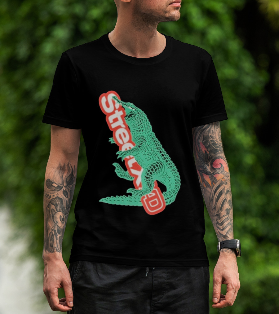 StreetxAD Basilik Gator Vintage Crocodile T-Shirt