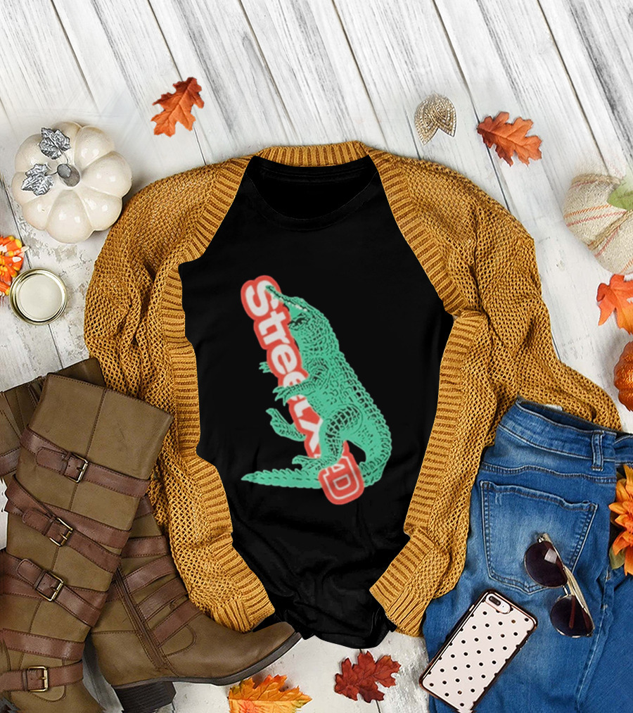 StreetxAD Basilik Gator Vintage Crocodile T-Shirt