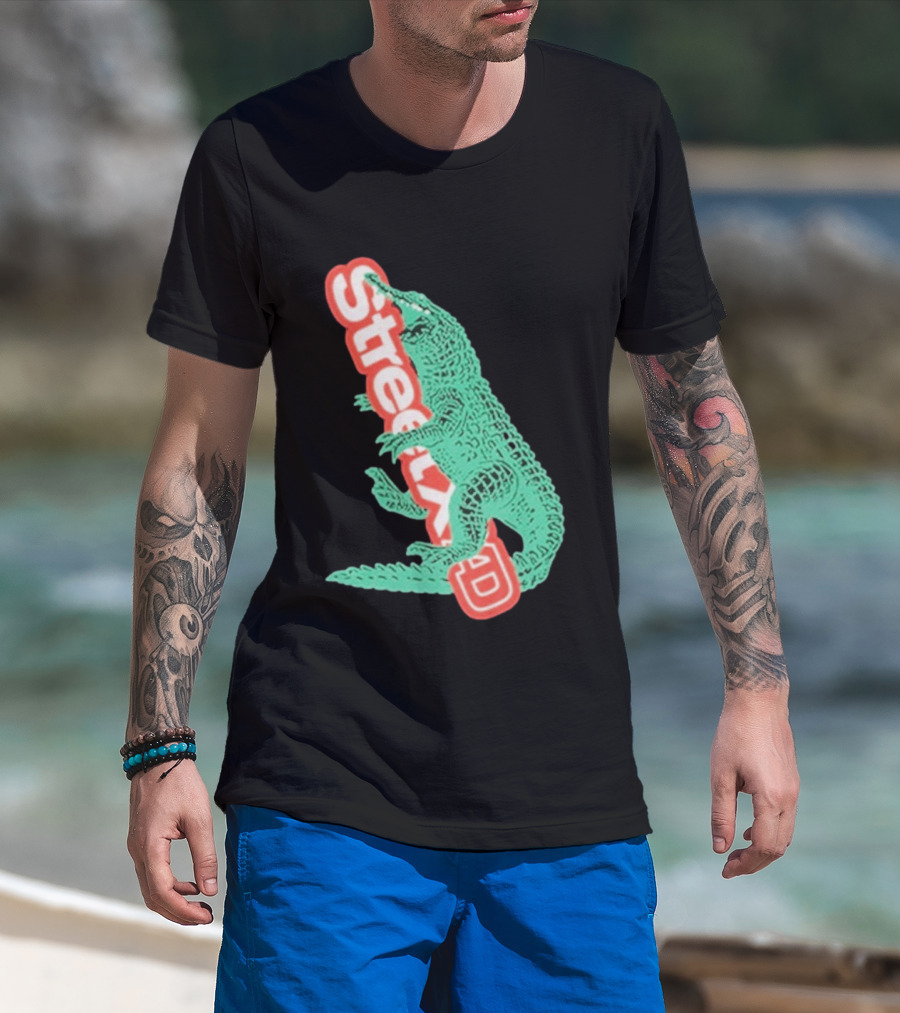 StreetxAD Basilik Gator Vintage Crocodile T-Shirt