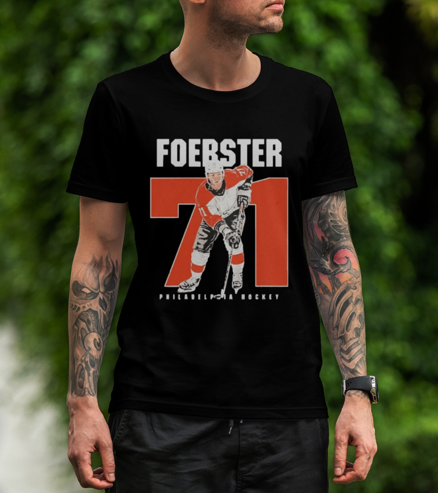 Tyson Foerster 71 Philadelphia Hockey Flyers T-Shirt