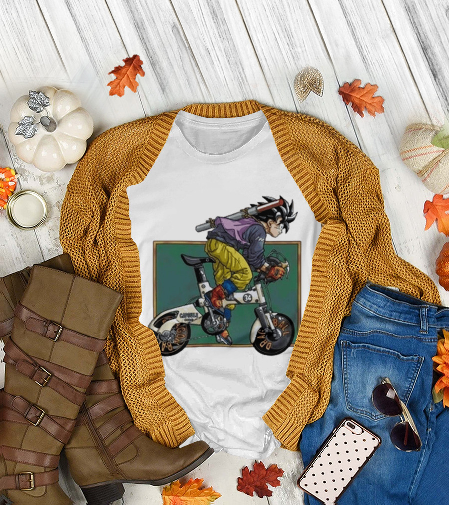 Dragon Ball Z Goku Limited Edition Cycling 34 Capsule Corp T-Shirt