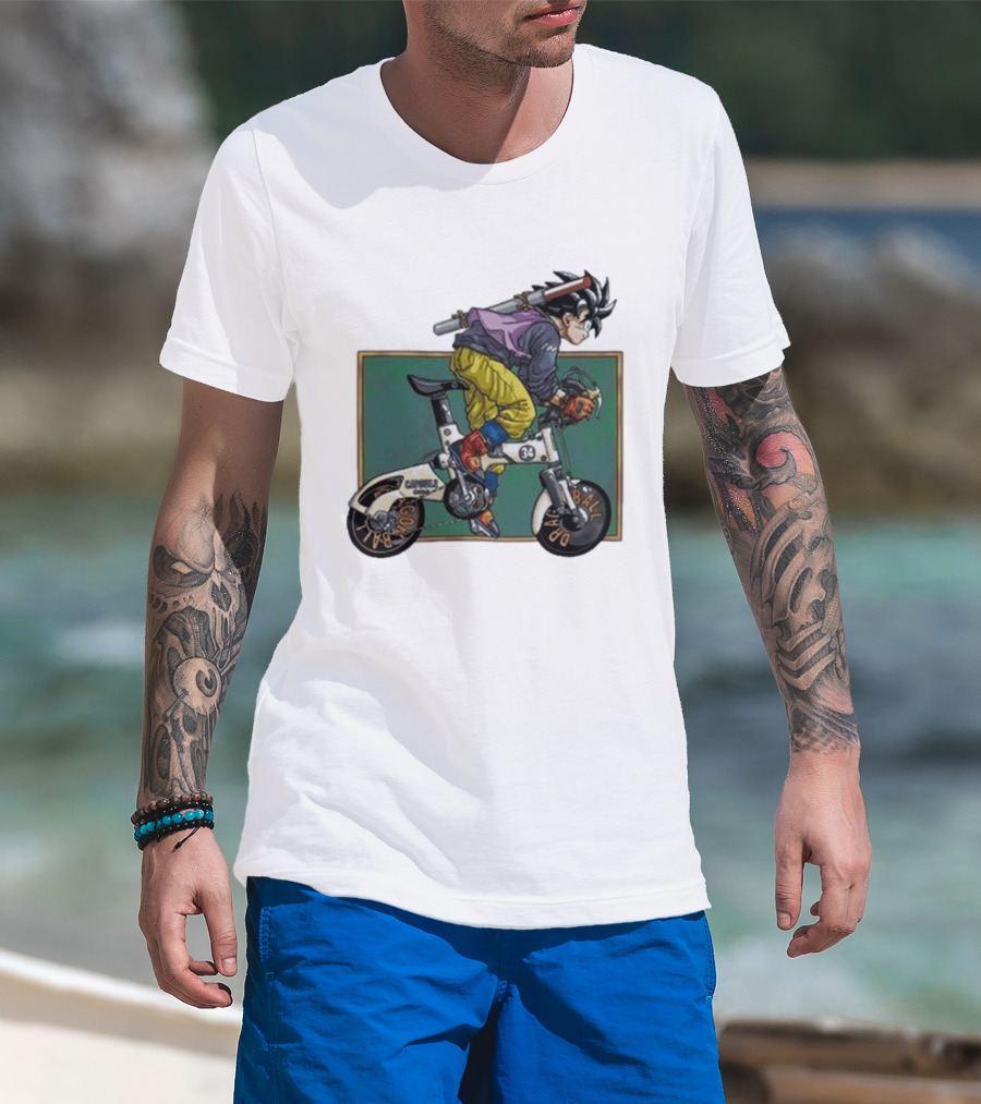 Dragon Ball Z Goku Limited Edition Cycling 34 Capsule Corp T-Shirt