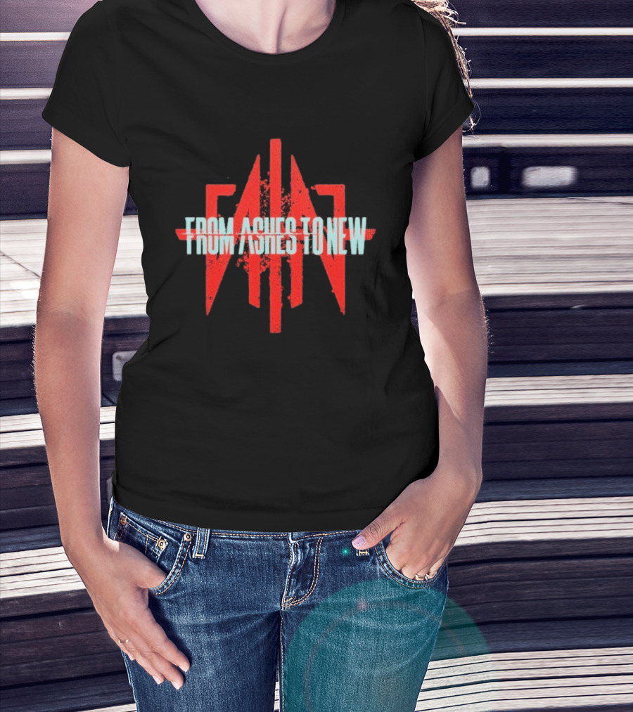 From Ashes To New FAN Symbol Red And White T-Shirt