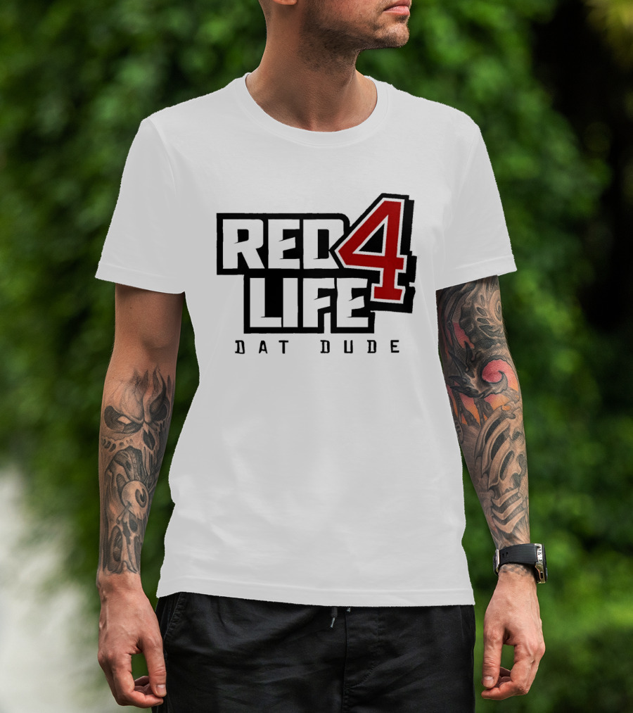 Red4Life Bat Dude Cincinnati Reds Baseball Fan Spirit T-Shirt