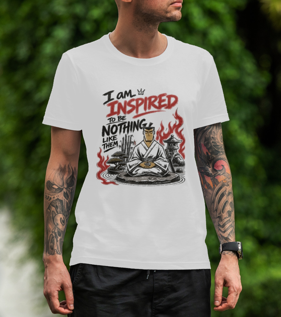 I Am Inspired To Be Nothing Like Them Third Eye Kingdom Be Different T-Shirt
