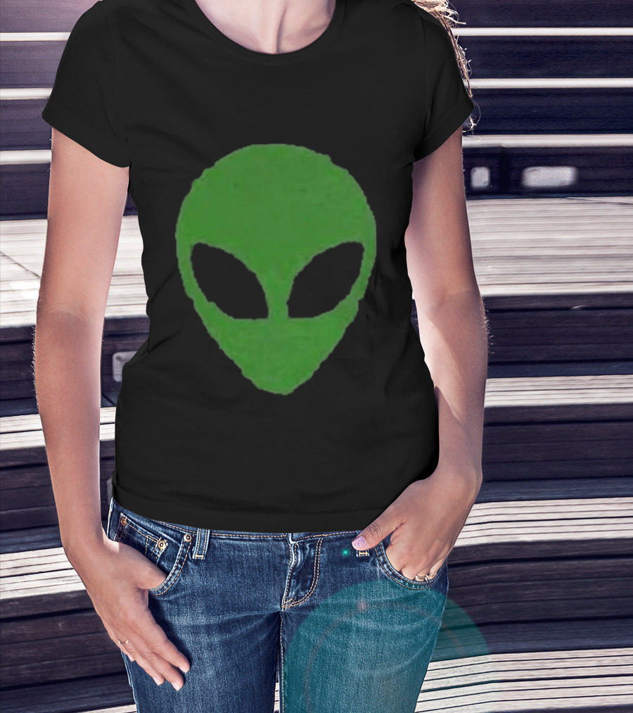 Margo Millet Alien Green Face Money Troubles T-Shirt