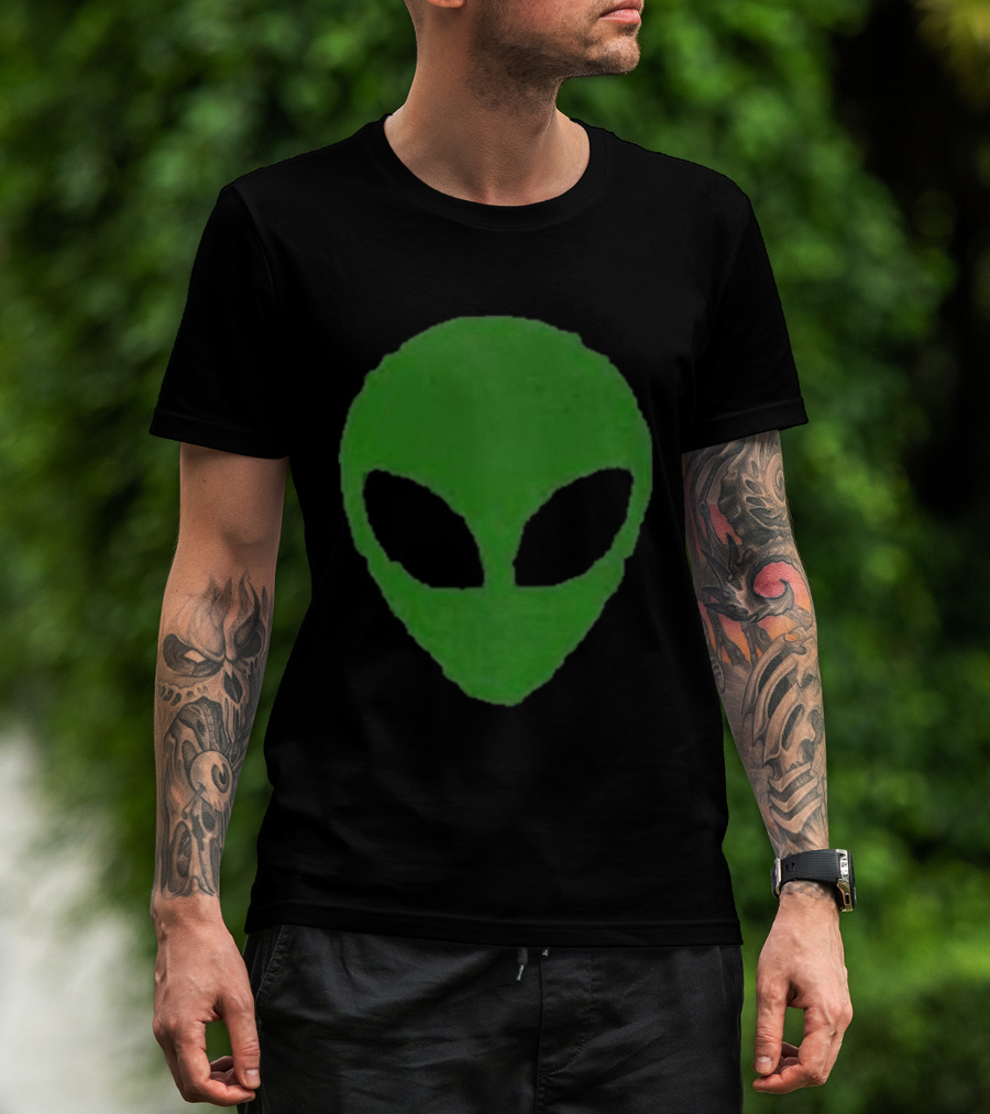 Margo Millet Alien Green Face Money Troubles T-Shirt