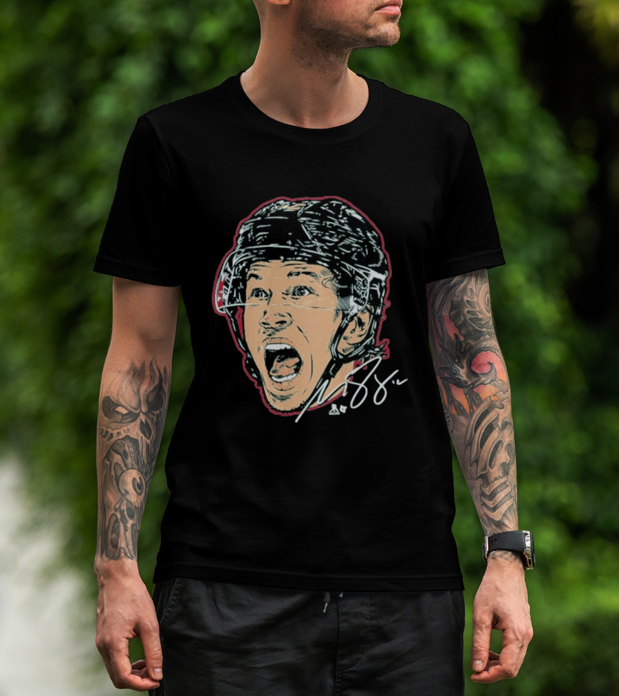 Matt Boldy 12 Swag Head Hockey Player Autograph T-Shirt
