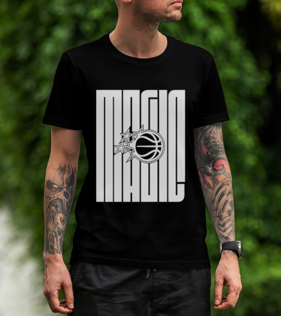 Orlando Magic Basketball Team Logo NBA Merchandise T-Shirt