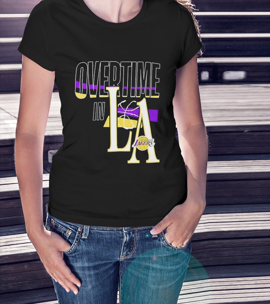 Overtime In LA Lakers Basketball T-Shirt
