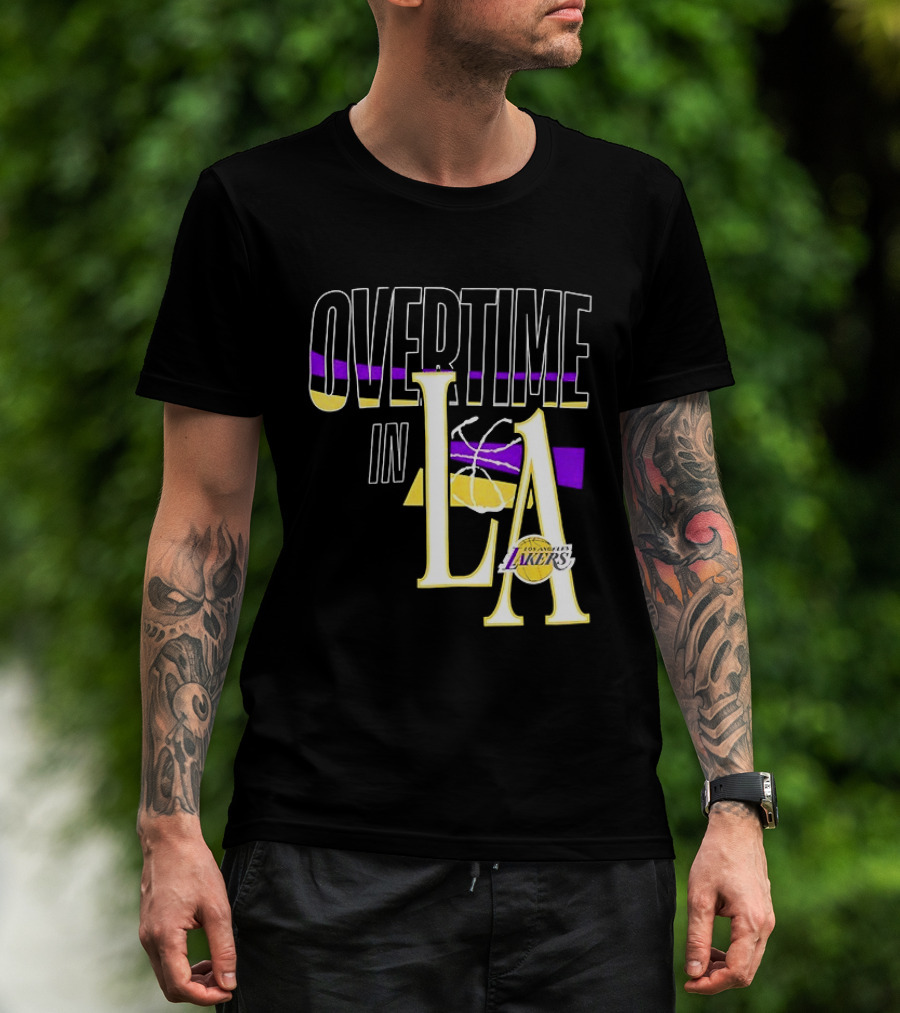 Overtime In LA Lakers Basketball T-Shirt