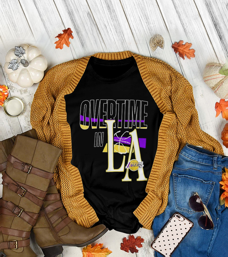 Overtime In LA Lakers Basketball T-Shirt