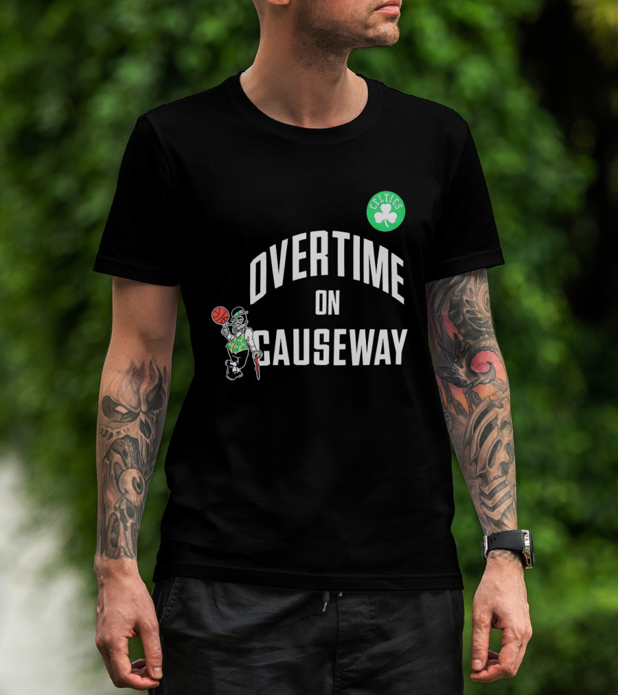 Boston Celtics Overtime On Causeway NBA Team T-Shirt