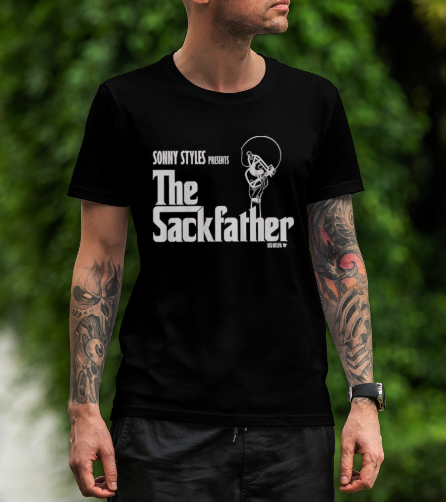 Sonny Styles Presents The Sackfather Helmet T-Shirt