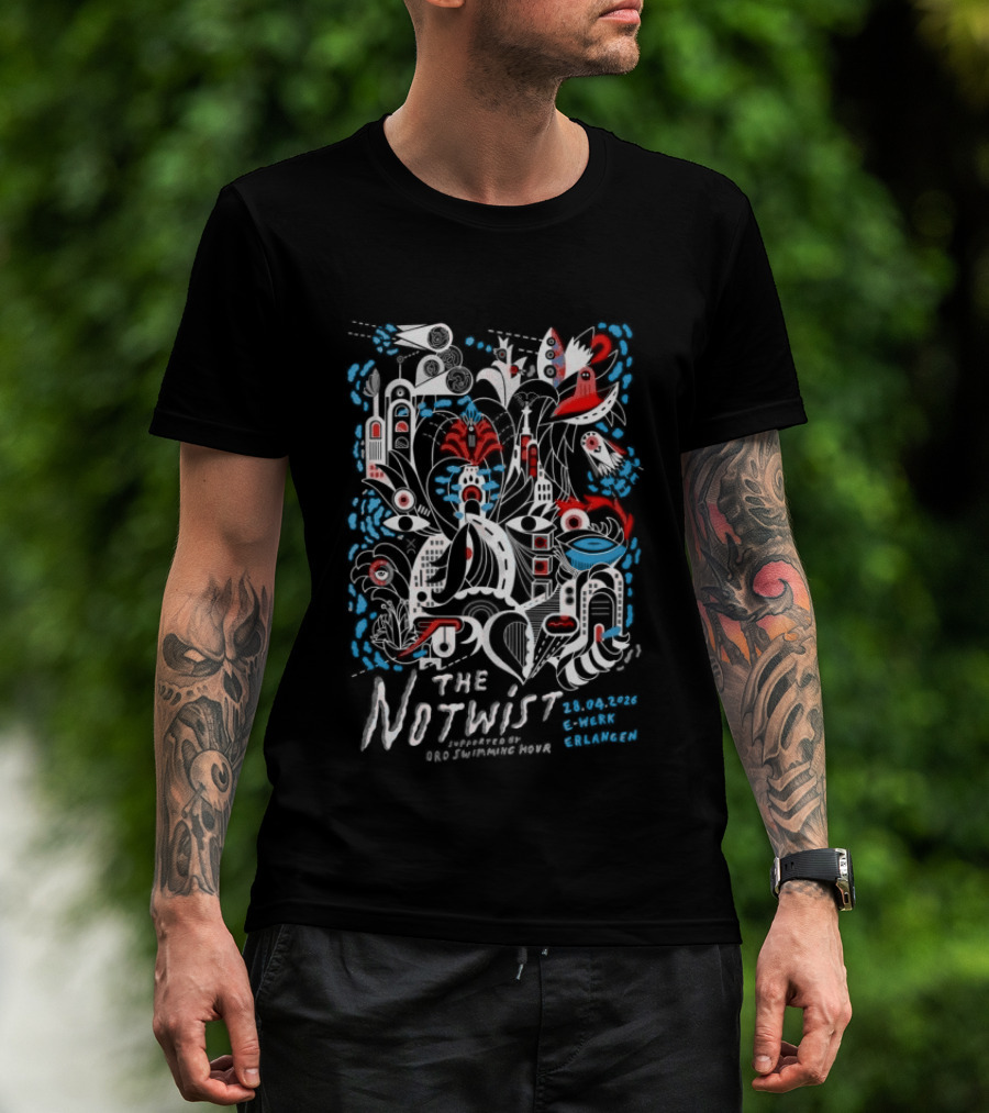 The Notwist April 28 2026 Erlangen Germany Blossoms And Architecture T-Shirt