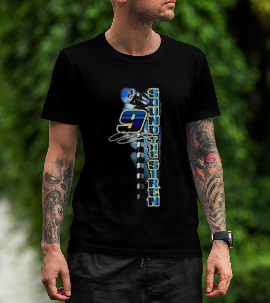 Chase Elliott 9 Sound The Siren Racing Helmet Checkered Flag T-Shirt