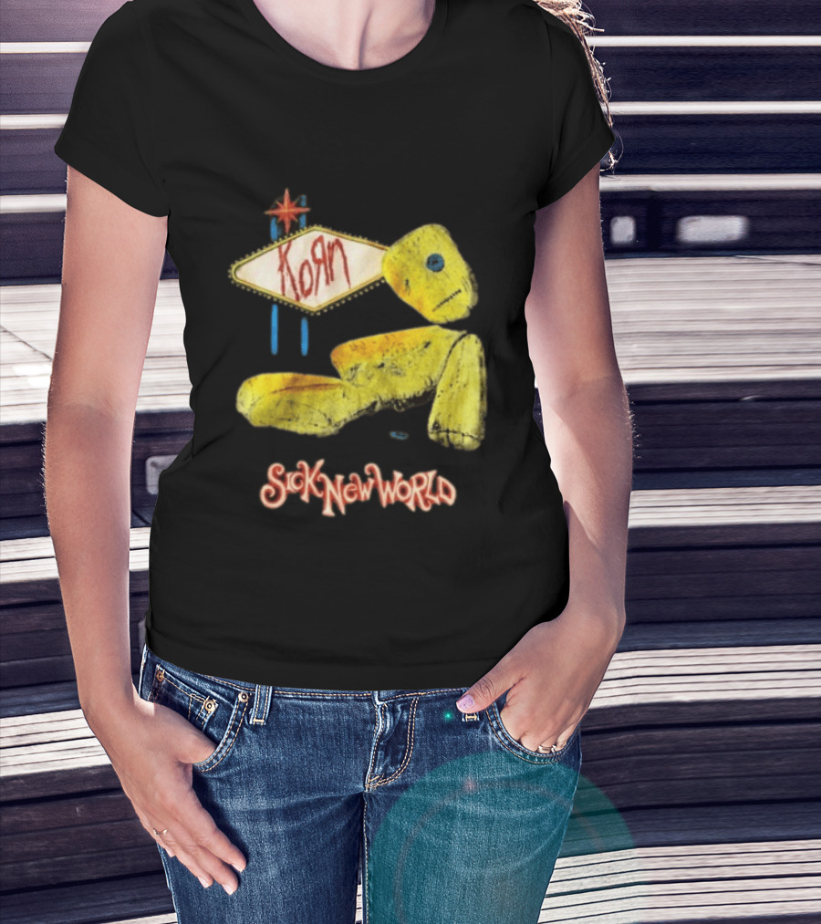 Korn Sick New World 2026 Las Vegas Voodoo Doll April 25 Event T-Shirt