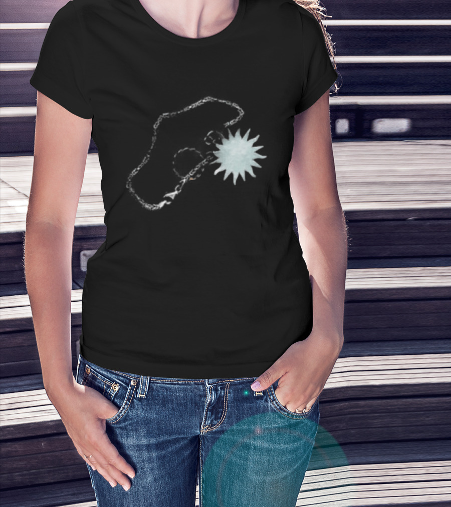 Loathe Necklace Smoke Spiral And Starburst T-Shirt