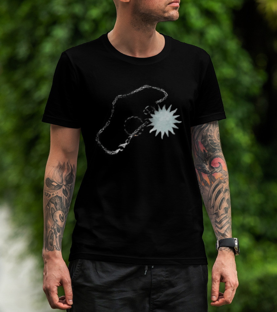 Loathe Necklace Smoke Spiral And Starburst T-Shirt
