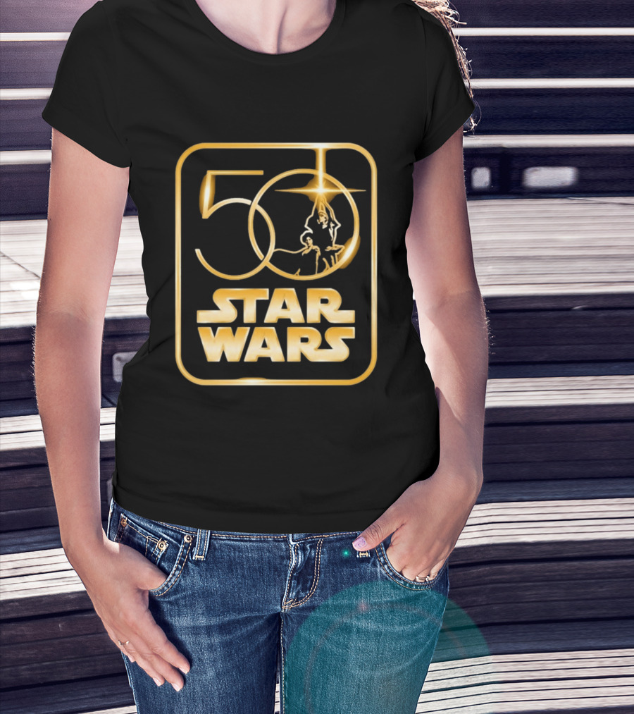 Star Wars 50th Anniversary Golden Celebration T-Shirt
